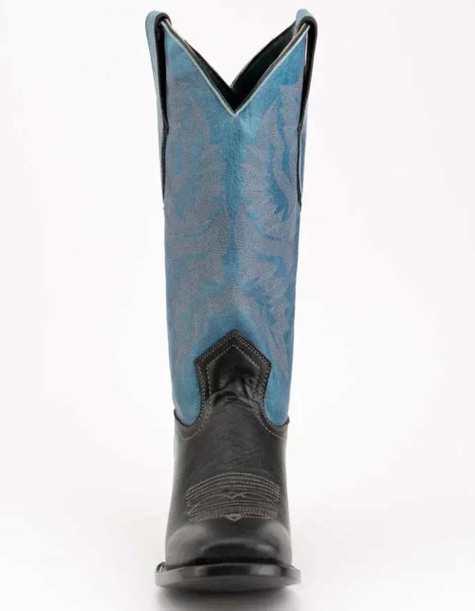 Ferrini Men's Gunner Leather Boots Handcrafted - Black sold by Alberto Nardoni product image thumbnail 5