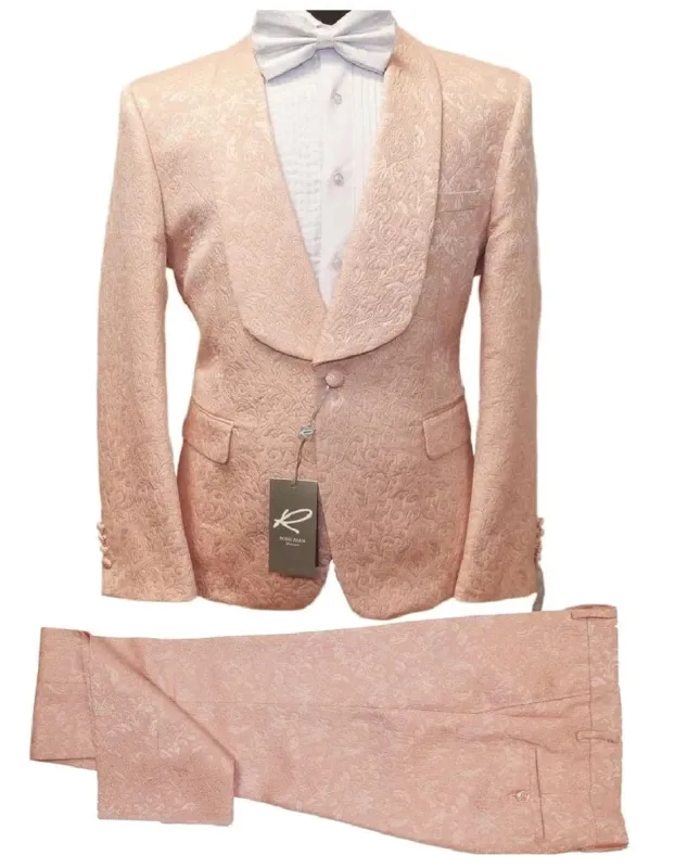 Rossiman Suits For Sale -  Mens Designer Suit - Fashion Suits - Fancy Peach Orange Suits Orange Prom  2025 Suits sold by Alberto Nardoni