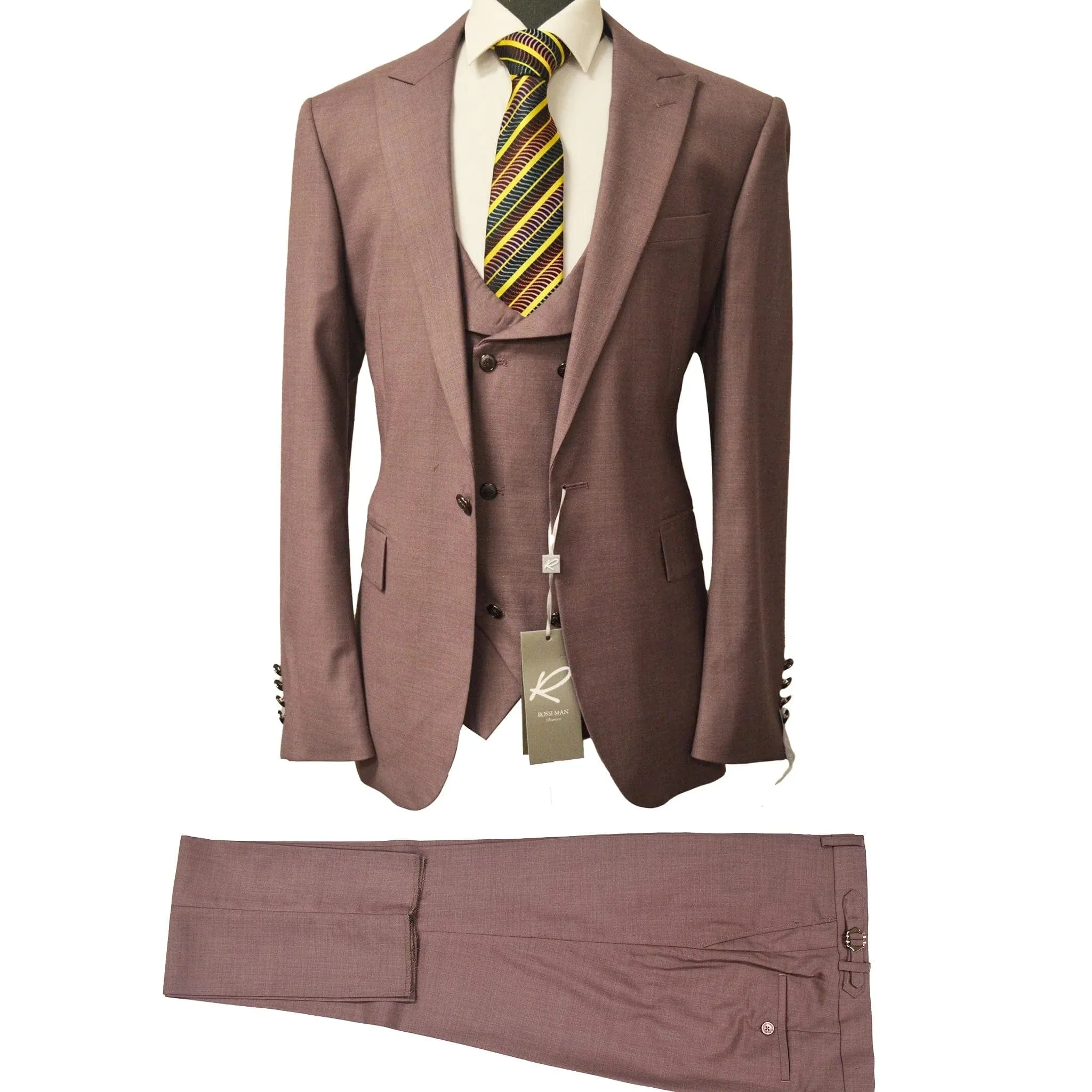 Rossiman Suits For Sale - Mens Designer Suit - Fashion Suits - Fancy Blue grey Suits sold by Alberto Nardoni product image thumbnail 5