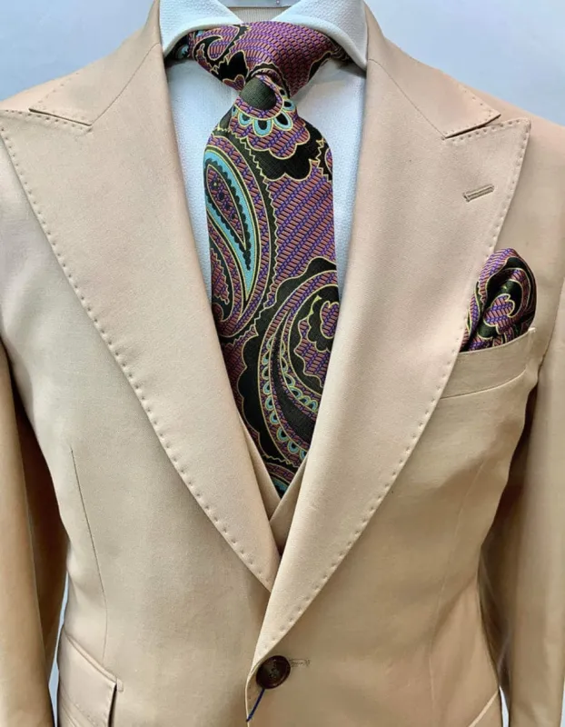 Rossi Man Suit -  Tan Gray Black Navy Camel French Blue Suit sold by Alberto Nardoni