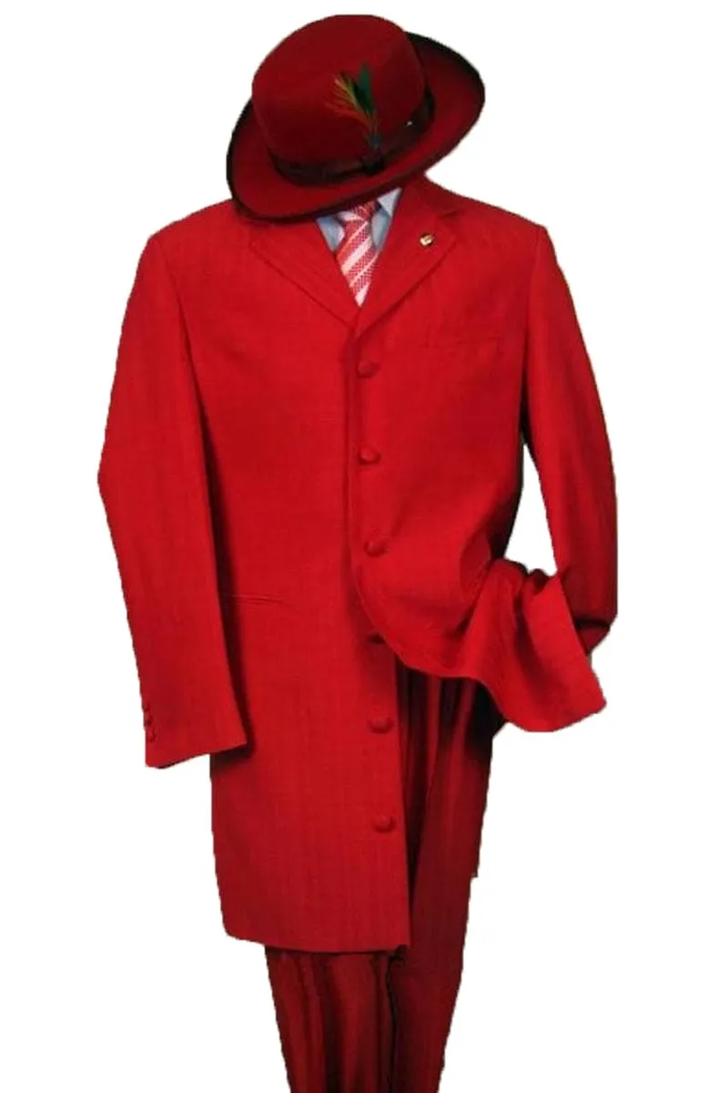 "Red Zoot Suit for Men - 2PC Classic Long Fashion" sold by Alberto Nardoni