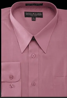 "Rose Pink Men's Regular Fit Dress Shirt - Basic Style" sold by Alberto Nardoni