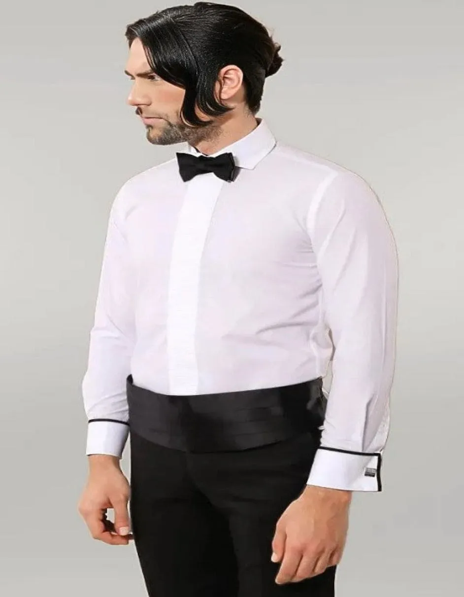 White Tuxedo Shirt sold by Alberto Nardoni product image thumbnail 4