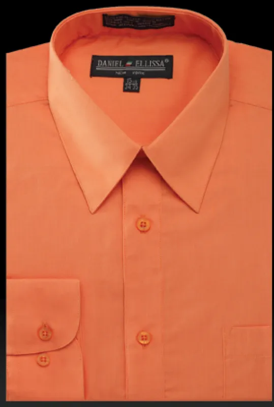"Orange Men's Regular Fit Dress Shirt - Basic Style" sold by Alberto Nardoni