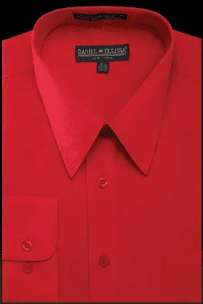 "Red Men's Regular Fit Dress Shirt - Basic Style" sold by Alberto Nardoni