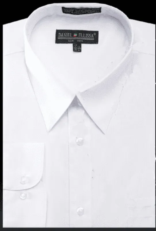 "White Men's Regular Fit Dress Shirt - Basic Style" sold by Alberto Nardoni