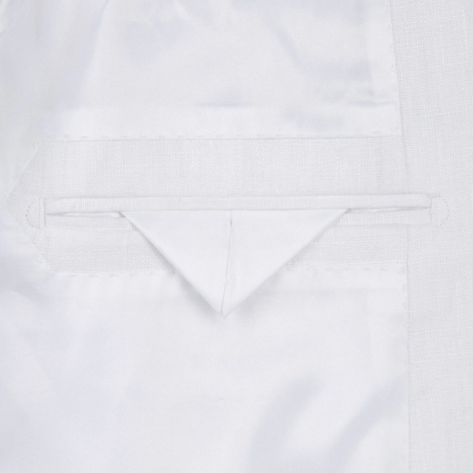 Linen Suit 2 Piece 2 Buttons Regular Fit In White sold by Alberto Nardoni product image thumbnail 3