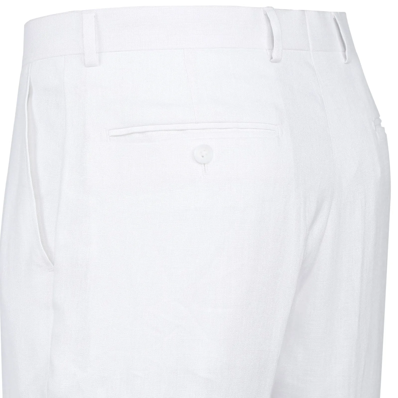 Linen Suit 2 Piece 2 Buttons Regular Fit In White sold by Alberto Nardoni product image thumbnail 2