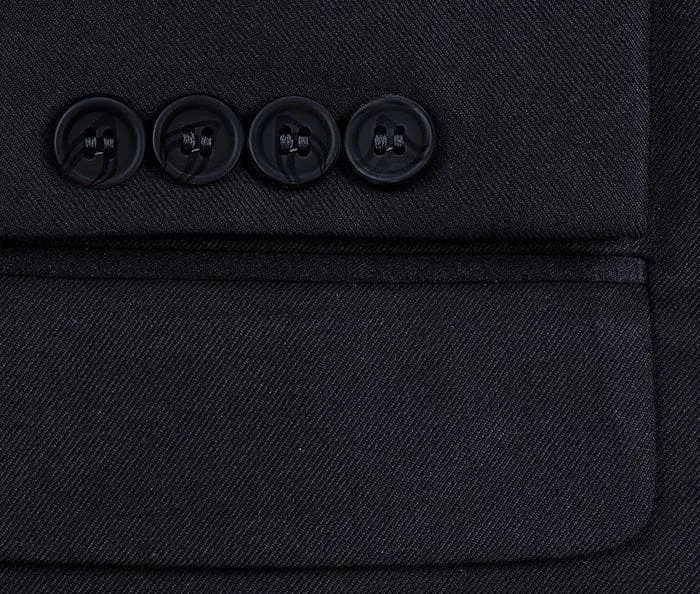 Vanderbilt Collection - Classic 2 Piece Suit 2 Buttons Regular Fit In Dark Navy sold by Alberto Nardoni product image thumbnail 3