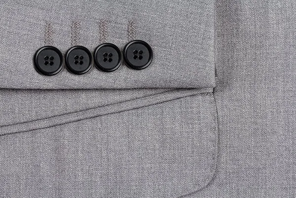 Gray 2 Piece Tuxedo Shawl Lapel Slim Fit sold by Alberto Nardoni product image thumbnail 4