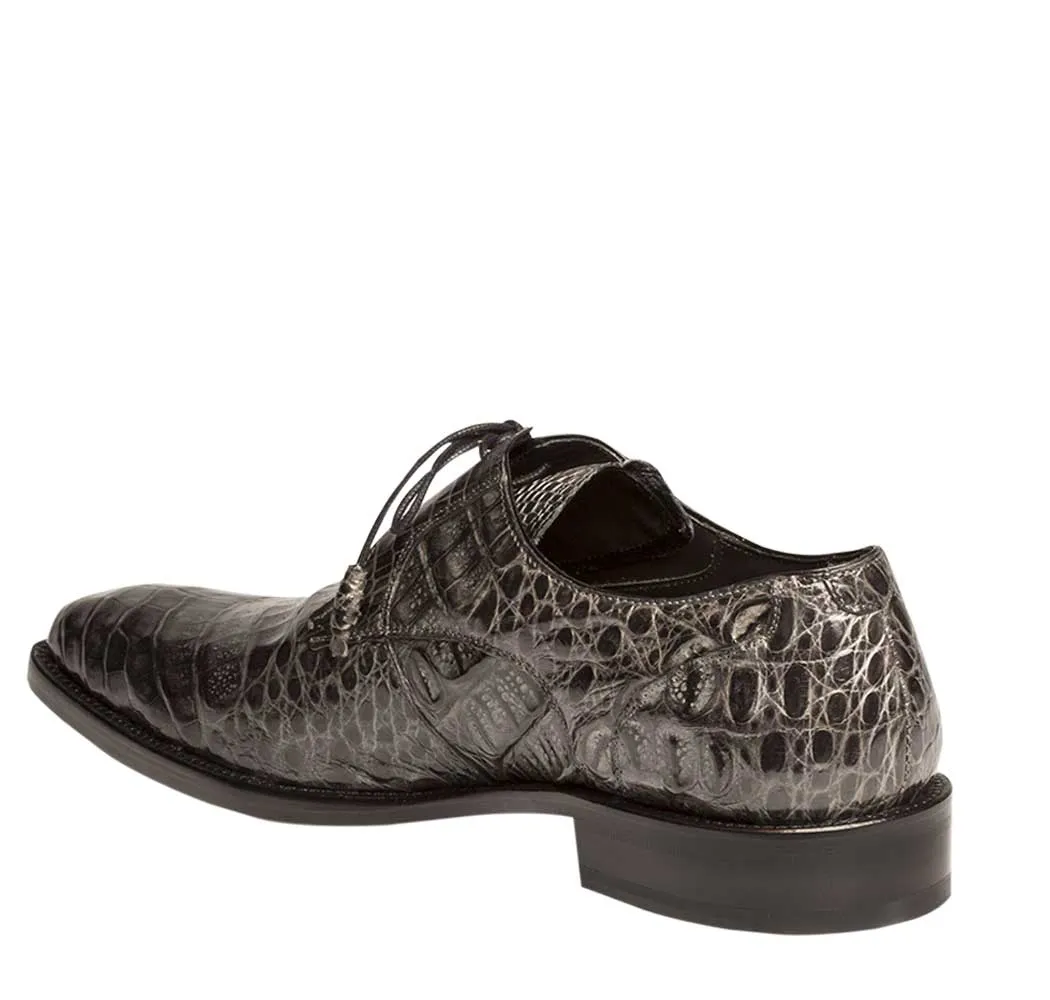Mens Mezlan Anderson Caiman Crocodile Dress Shoe in Grey sold by Alberto Nardoni product image thumbnail 3