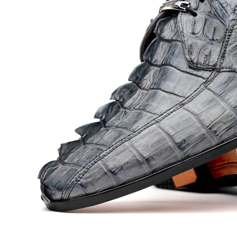 Marco Milano Exotic  Shoes  Grey Hornback  Dress Shoe Cancun sold by Alberto Nardoni