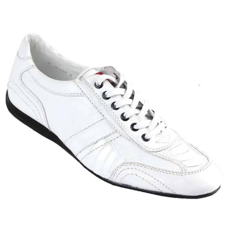 Sneaker de Piel de Avestruz Pata Blanco sold by Alberto Nardoni