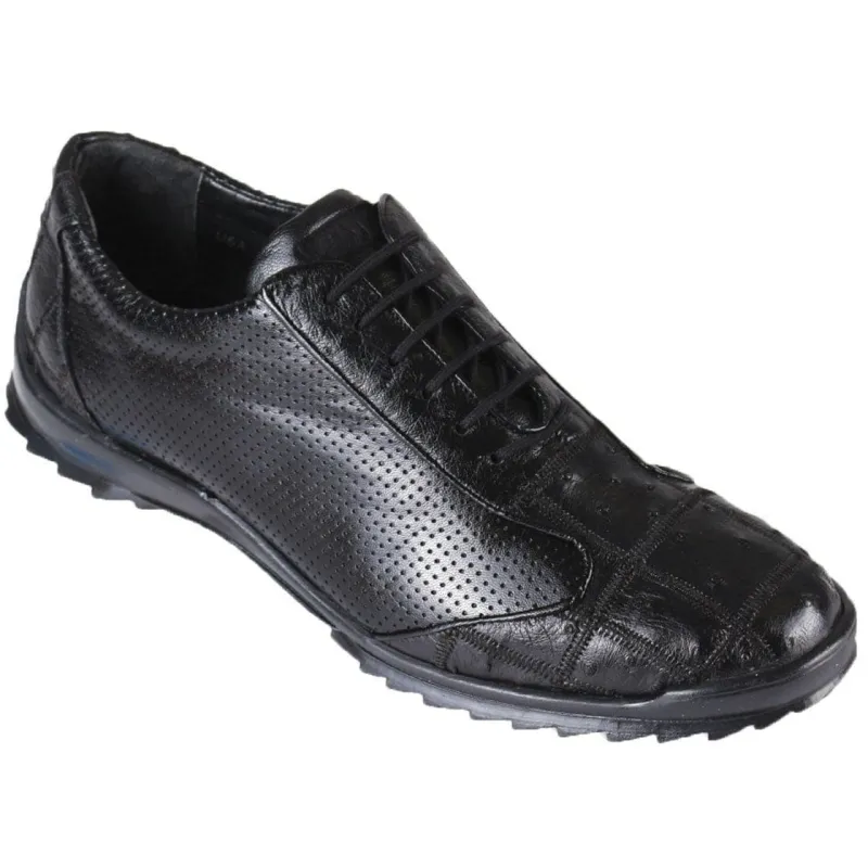 Sneaker Casual Avestruz Negro Zig-Zag sold by Alberto Nardoni