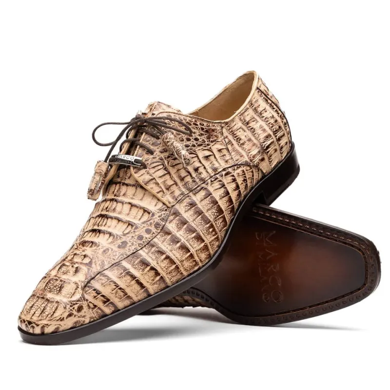 Marco Di Milano Apricena Men'shoes Genuine Caiman Crocodile Dress Derby Oxfords sold by Alberto Nardoni