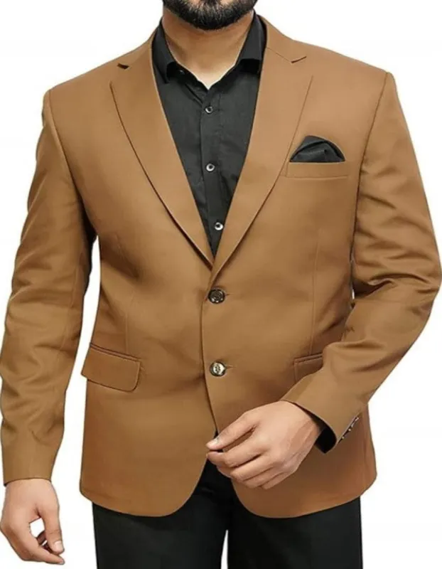 Mens Tan Sport Coat - Beige Color Blazer - Summer Jackets sold by Alberto Nardoni
