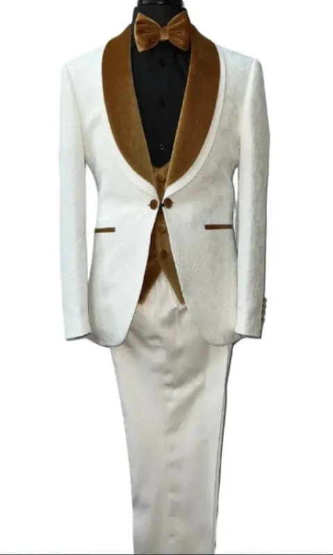 Turkish Suit Off-White made by Alberto Nardoni