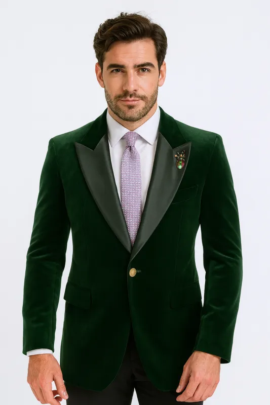 Velvet Cutaway Tuxedo - Velvet Morning Suit - Velvet Tail Tuxedo - Green sold by Alberto Nardoni