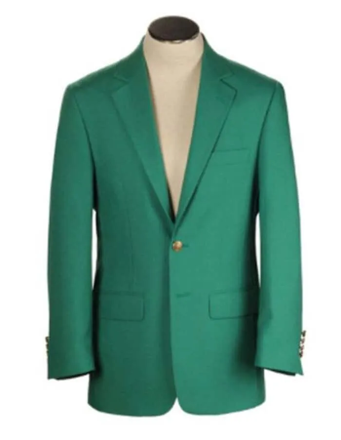 Green Color Blazer Men's Two Buttons Single Breasted Dacron Blend Wrinkle Resistant Green Blazer sold by Alberto Nardoni