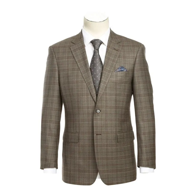 Mens Slim Fit Wool Checked Suits sold by Alberto Nardoni