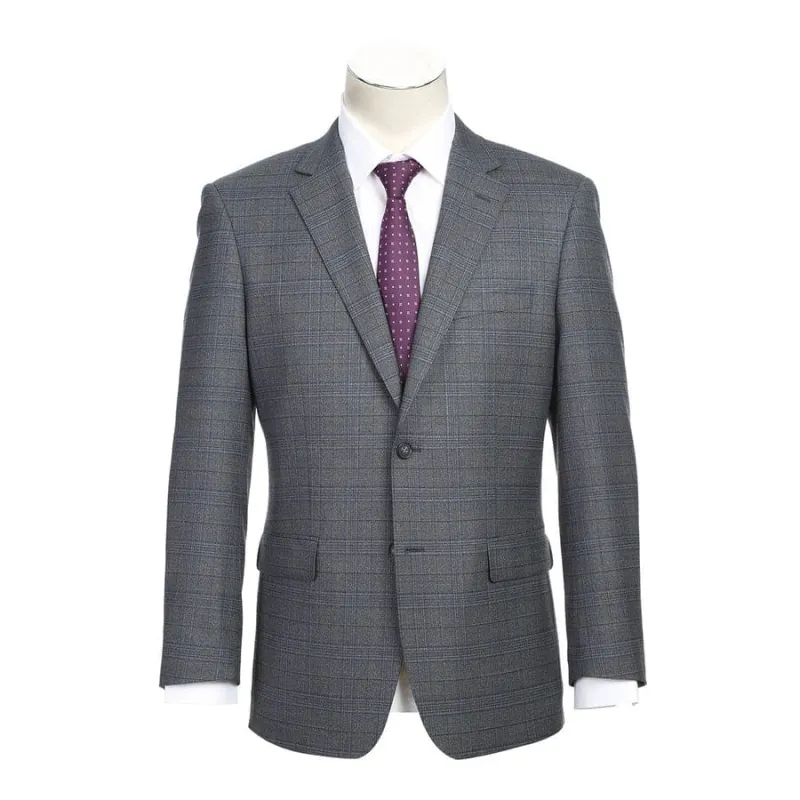 Mens Classic Fit Wool Blend Stretch Suits sold by Alberto Nardoni