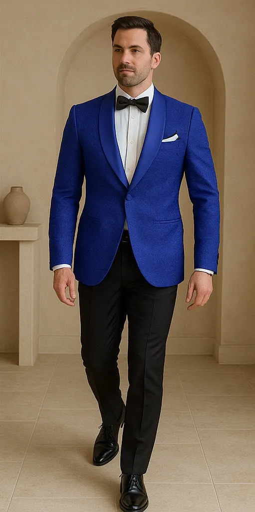 Blue Prom Suit For Men - Blue Homecoming Tuxedo - Royal Blue sold by Alberto Nardoni product image thumbnail 4