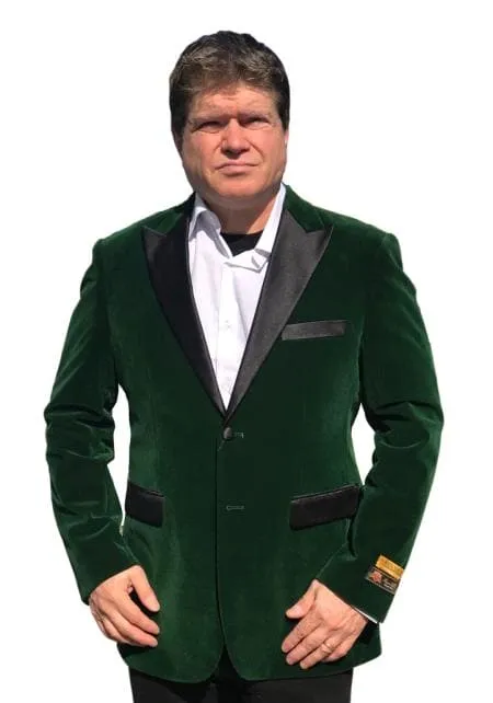 Mens Green Color Big and Tall Blazer sold by Alberto Nardoni