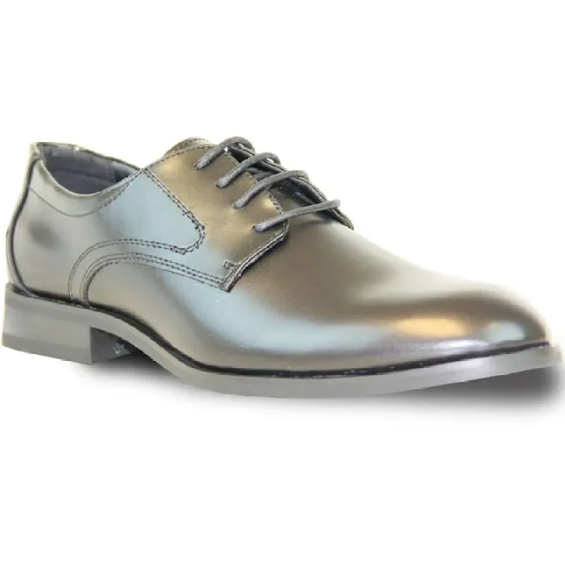 Mens Plain Round Toe Oxford Dress Shoe In Black sold by Alberto Nardoni