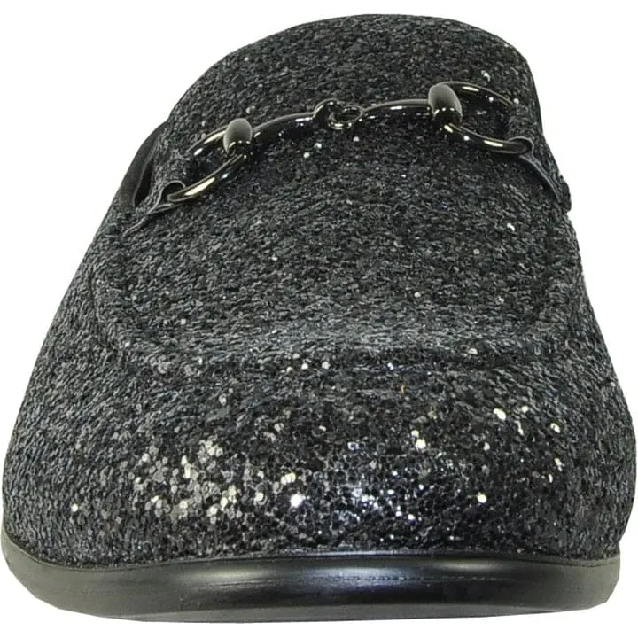 Mens Modern Glitter Sequin Prom Tuxedo Loafer In Black sold by Alberto Nardoni product image thumbnail 5