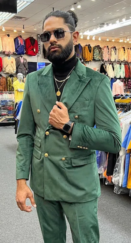 Green Tuxedo - Wedding Prom Suit sold by Alberto Nardoni