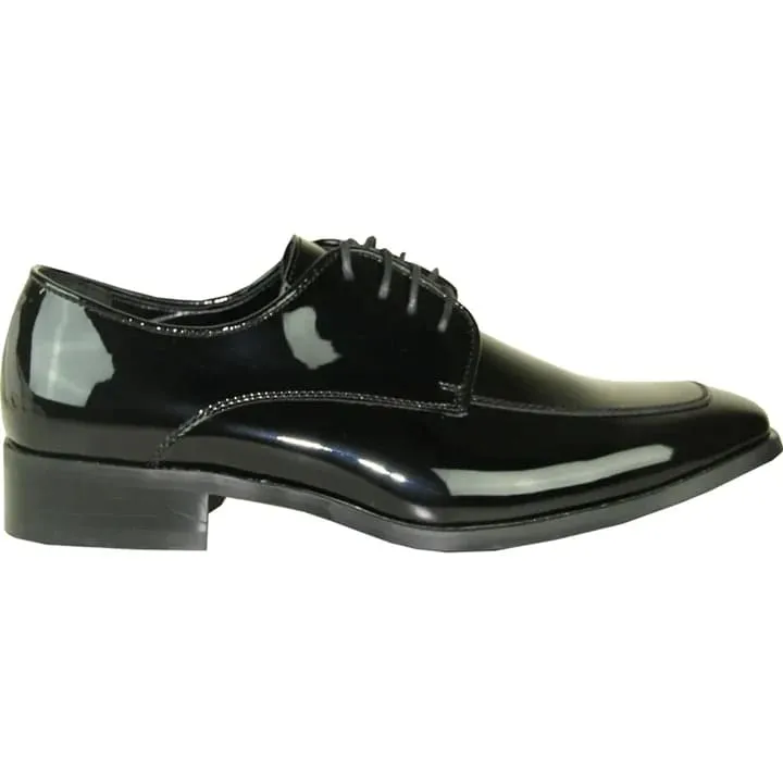 Mens Classic Moc Toe Shiny Patent Tuxedo Prom Shoe In Black sold by Alberto Nardoni product image thumbnail 3