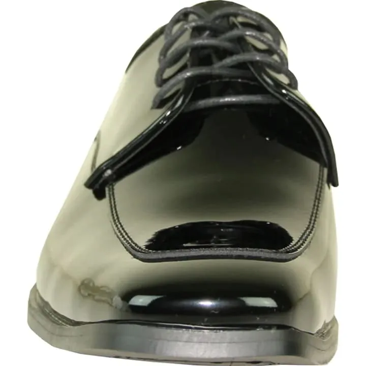 Mens Classic Moc Toe Shiny Patent Tuxedo Prom Shoe In Black sold by Alberto Nardoni product image thumbnail 5