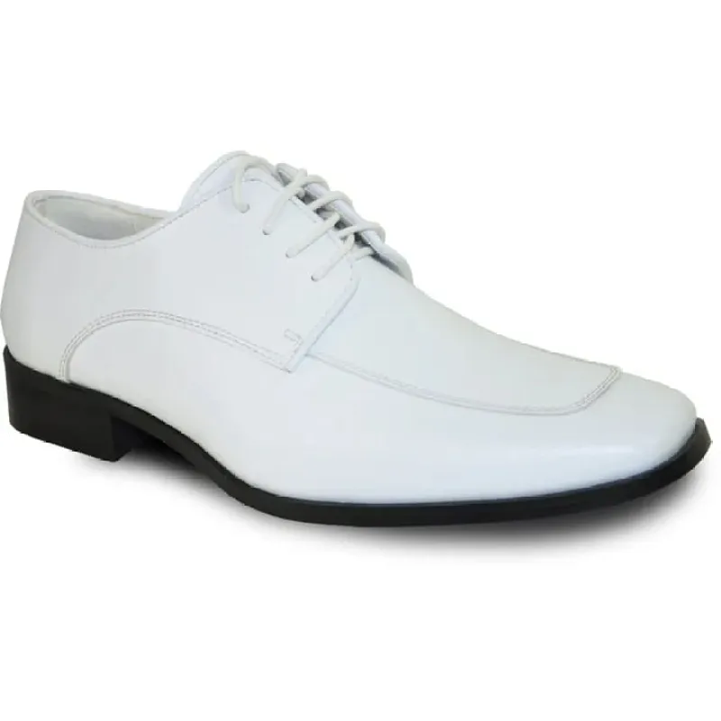 Mens Classic Moc Toe Tuxedo Prom Shoe In White sold by Alberto Nardoni