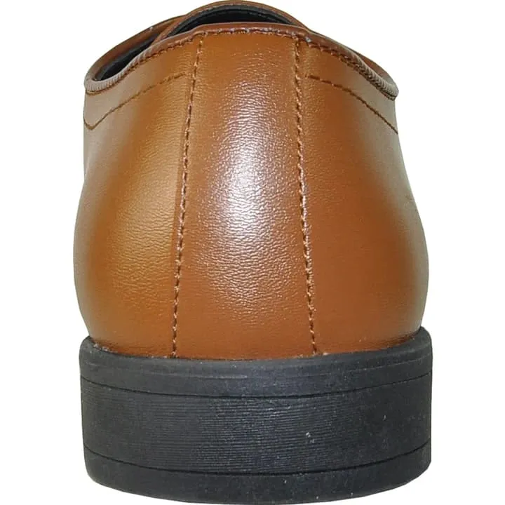 Mens Classic Plain Toe Oxford Dress Shoe In Light Brown sold by Alberto Nardoni product image thumbnail 5
