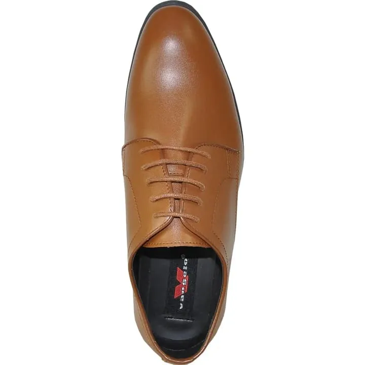 Mens Classic Plain Toe Oxford Dress Shoe In Light Brown sold by Alberto Nardoni product image thumbnail 2
