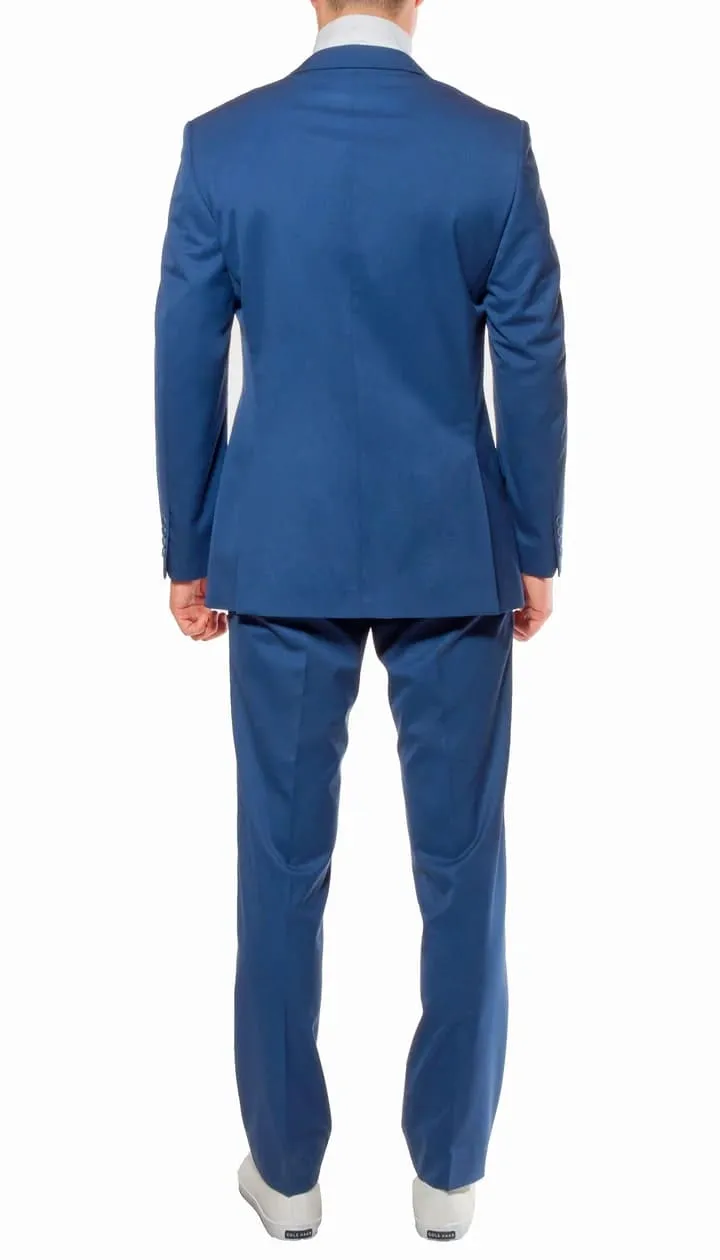 Mens Savannah Indigo Slim Fit 3 Piece Suit sold by Alberto Nardoni product image thumbnail 2