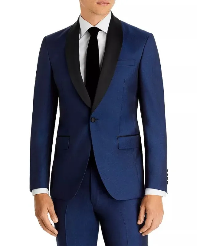Cobalt Blue Tuxedo  - Mens Saphire Color Wedding Tuxedo - Cobalt Blue Tuxedo sold by Alberto Nardoni