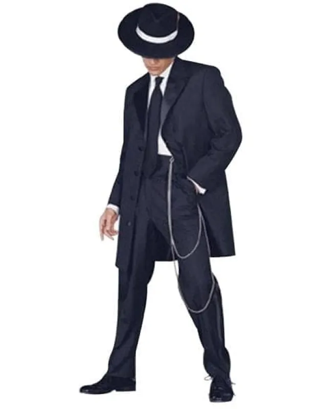 Mens Zoot Suit - Zuit Suit - Black Suit - Wedding Zoot Suit sold by Alberto Nardoni