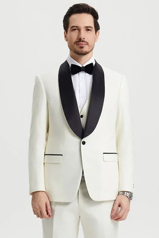 Father And Son Matching Suits -White Tuxedo sold by Alberto Nardoni