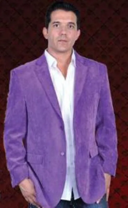 Wholesale Mens Jackets - Wholesale Blazer - Purple Blazer made by Alberto Nardoni