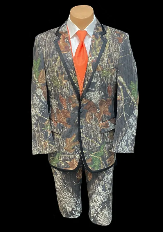 Army Green Tuxedo - Camouflage Patterned - Two Olive Classic Tuxedo sold by Alberto Nardoni