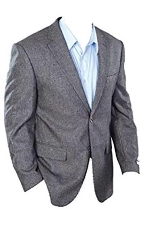 Wholesale Mens Jackets - Wholesale Blazer -Charcoal Grey Two Buttons  Blazer sold by Alberto Nardoni