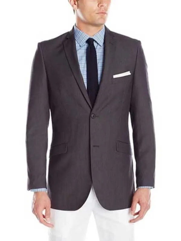 Wholesale Mens Jackets - Wholesale Blazer - Charcoal Blazer made by Alberto Nardoni