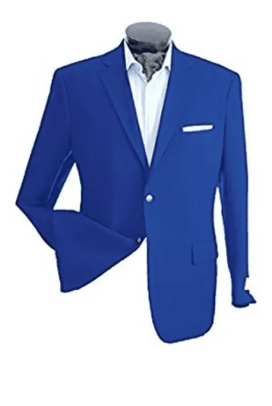 Wholesale Mens Jackets - Wholesale Blazer -Royal Two Button Blazer made by Alberto Nardoni