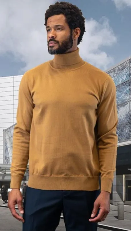 Mens Modern Fit Sweater Copper And Cashmere Fabric sold by Alberto Nardoni