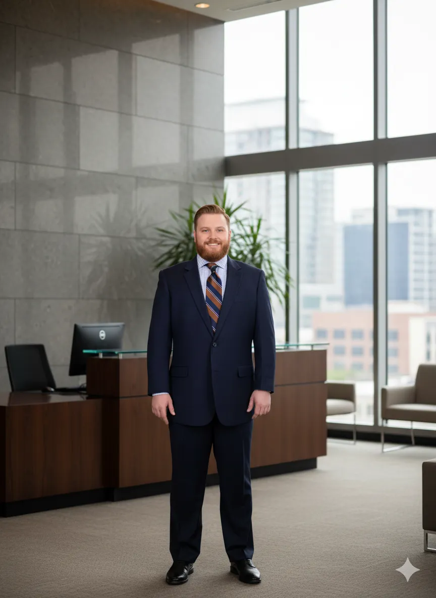 Mix And Match Suits Men's Super 130'S Textured Portly Fit Dark Navy Blue Suit For Men 2 Button Suit Executive Fit Suit - Mens Portly Suit sold by Alberto Nardoni product image thumbnail 4