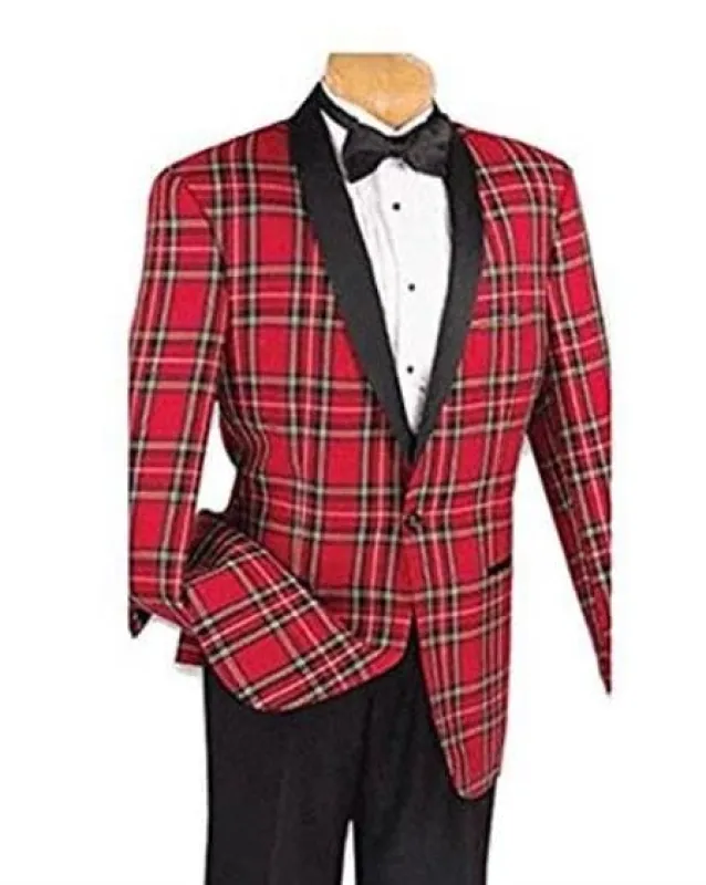 valentine blazer - valentines day Tuxedo - Red Tuxedo sold by Alberto Nardoni