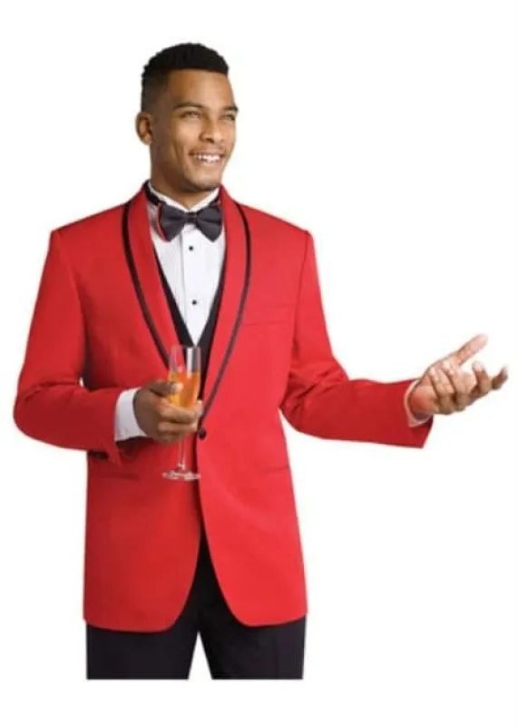 valentine blazer - valentines day Tuxedo - Red Tuxedo sold by Alberto Nardoni