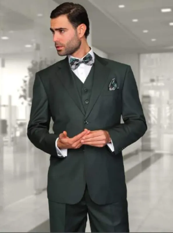 Mens Green Wool Suit - Any Brand Style Size sold by Alberto Nardoni