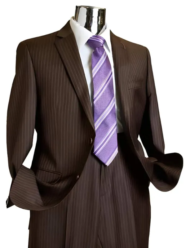 Mens  Brown Wool Suit  - Any Brand Style Size made by Alberto Nardoni